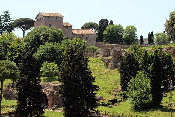 Beautiful hillsides views in Rome