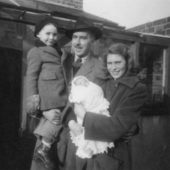 10 Nanny Africa Kenneth and Antonie with Kenneth and Veronica in January 1951 - London W13