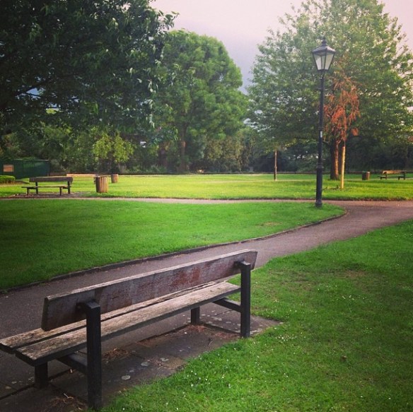 Northolt Village every shade of green after another June storm on Wednesday night